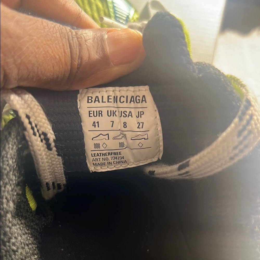 Balenciaga 3XL Sneakers Men’s Size EU-41 US 8 Athletic Shoes - Picture 4 of 16